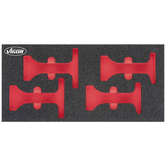 Vigor V4915-L V4915-L Skumgummiinlägg (L x B) 393 mm x 188 mm