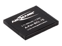 ANSMANN A-Pan - Batteri - 690 mAh - för Panasonic Lumix DMC-F5, FH10, FH12, FS50, SZ10, SZ3, SZ3K, SZ8, SZ9, XS1, XS3