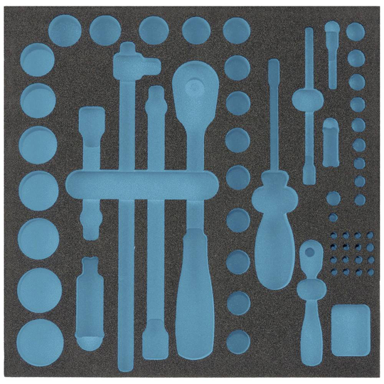 Hazet 163-224L 163-224L Skumgummiinlägg (L x B) 344 mm x 342 mm