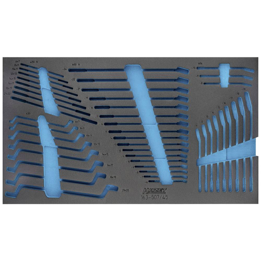Hazet 163-507L 163-507L Skumgummiinlägg (L x B) 691 mm x 392 mm