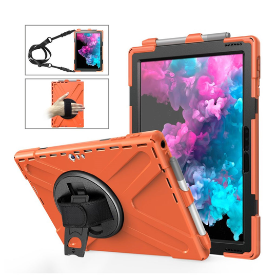 Mocrosoft Surface Pro 6 X-Shape combo fodral - Orange