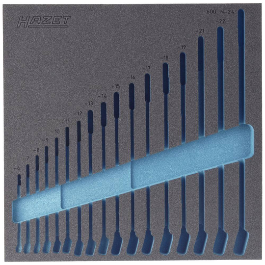 Hazet 163-98L 163-98L Skumgummiinlägg (L x B) 344 mm x 342 mm