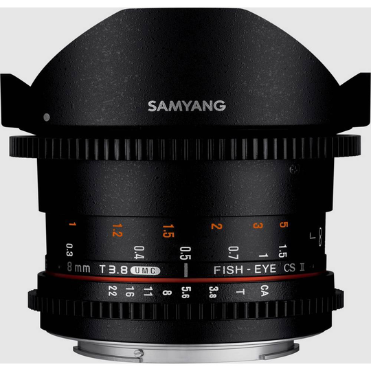 Samyang 21510 Fish-Eye-objektiv f/3.8 (max) 8 mm