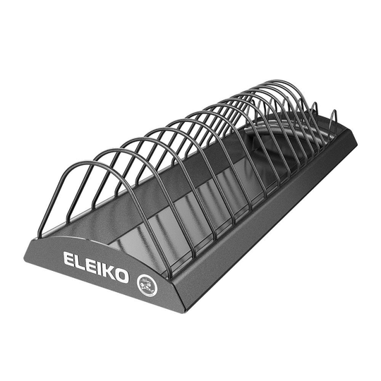 Eleiko WPPO Powerlifting Warm Up/Training Disc Rack, Ställning viktskivor
