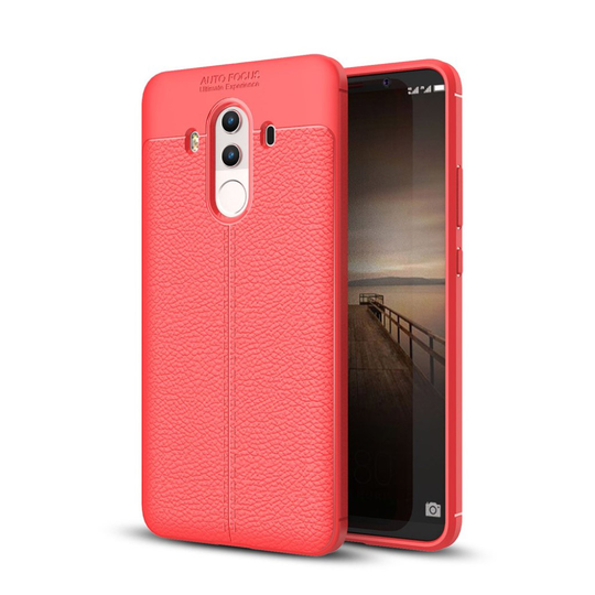 Huawei Mate 10 Pro Enfärgat silikon skal - Röd