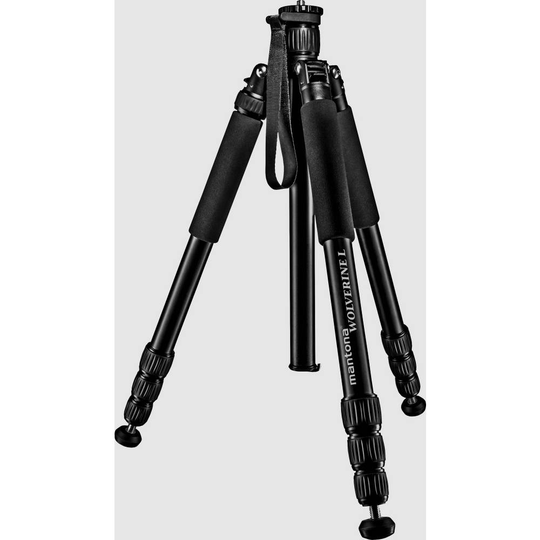 Mantona 21472 Trebensstativ Arbetshöjd=80 - 1660 mm Svart, Grå Vattenpass, inkl. handrem