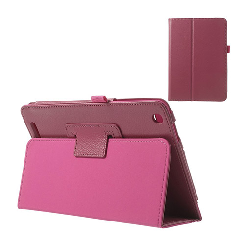 Gaarder Acer Iconia A1-830 Läder Flip Fodral - Het Rosa