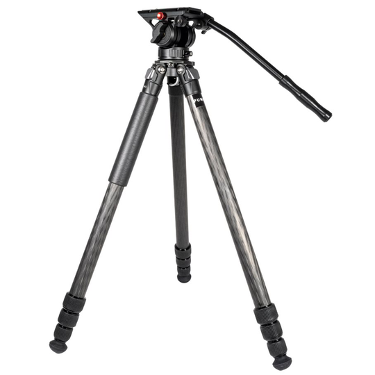 Pumori GTL294C Kolfiberstativ Med DV60 Videohuvud