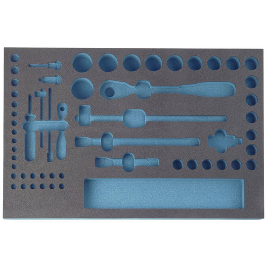 Hazet 163-57L 163-57L Skumgummiinlägg (L x B) 519 mm x 342 mm