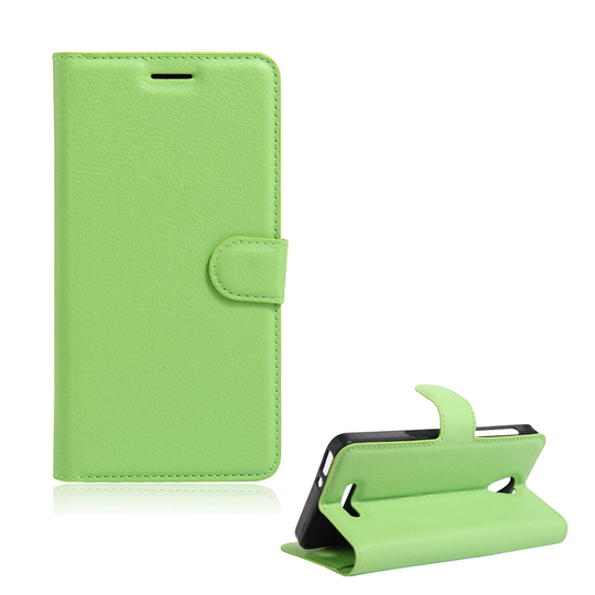 Mankell Alcatel Pop 4 Lychee Textur Fodral - Grön