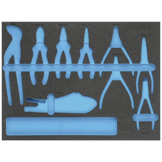 Hazet 163-370L 163-370L Skumgummiinlägg (L x B) 519 mm x 392 mm