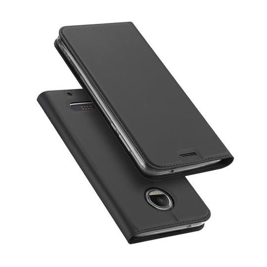 DUX Motorola Moto Z2 Modernt skinn fodral - Grå