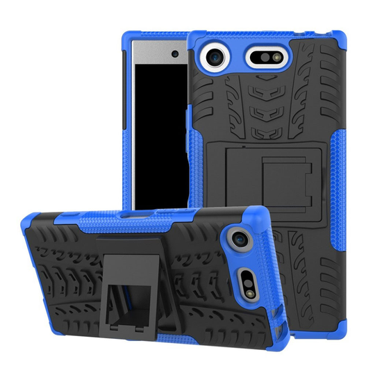 Sony Xperia XZ1 Compact Skal med kickstand funktion - Blå