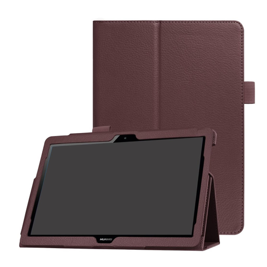 Huawei MediaPad T3 10 Enfärgat fodral i läder - Brun