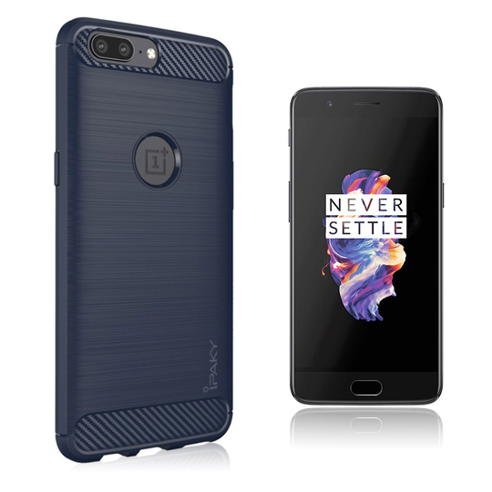IPAKY OnePlus 5 Slimmat skal - Mörk blå