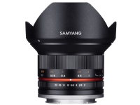 Samyang 12mm F2.0 NCS CS, SLR, 12/10, Vidvinkelobjektiv, 0,2 m, Canon M, 1,2 cm