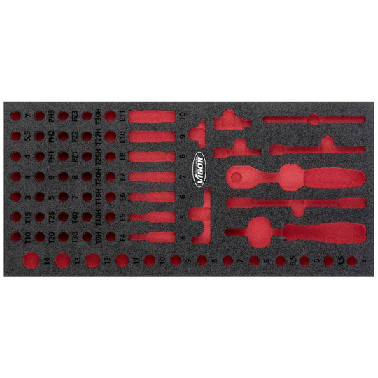 Vigor V4971-L V4971-L Skumgummiinlägg (L x B) 393 mm x 188 mm