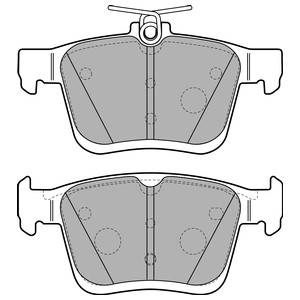 Bromsbeläggsats, Bakaxel, AUDI,SEAT,SKODA,VW, 3Q0 698 451, 5Q0 698 451C, 5Q0 698 451N, 5Q0698451AD, 5Q0698451N, 5Q0698451P, 5Q0698451Q,