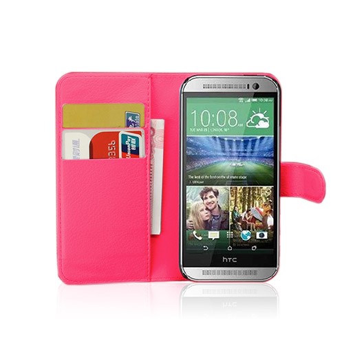 Kierkegaard (Rosa) HTC One Mini 2 Flip-Fodral