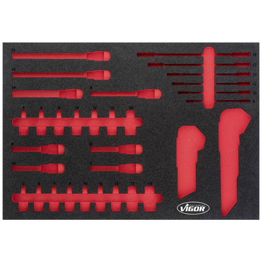 Vigor V5173-L V5173-L Skumgummiinlägg (L x B) 563 mm x 393 mm