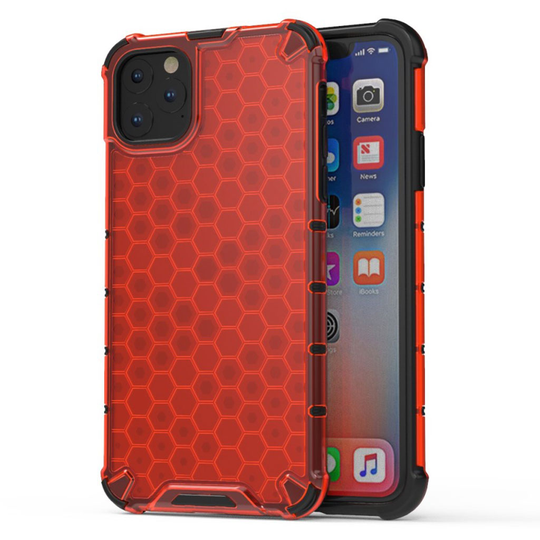 Bofink Honeycomb iPhone 11 Pro Max Skal - Röd