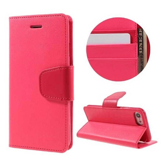HTC One M7 Case with Card Holder (Pink)
