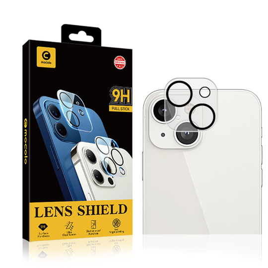 Mocolo Linsskydd Härdat Glas iPhone 13 Mini - Clear