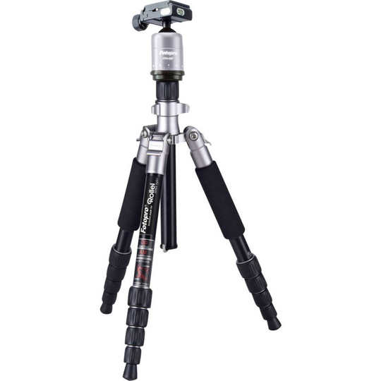 Rollei Compact Traveller NO.1 Trebensstativ Arbetshöjd=30 - 140 cm Titan