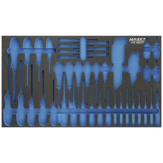 Hazet 163-480L 163-480L Skumgummiinlägg (L x B) 691 mm x 392 mm