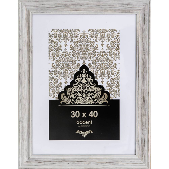 Nielsen Design 3231001 Växelram akryl Pappersformat: 30 x 40 cm Vit