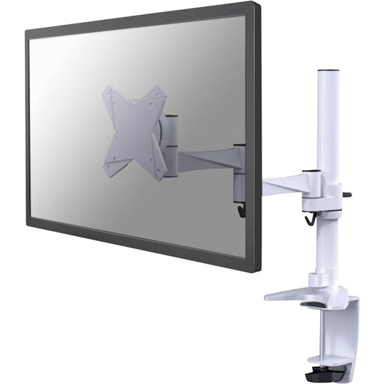 Neomounts by Newstar FPMA-D1330WHITE 1x Monitor bordsfäste 25,4 cm (10) - 76,2 cm (30) Justerbar i höjd, Tiltbar, Svängbar, Roterbar