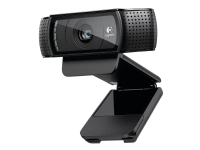 Logitech HD Pro Webcam C920 - Webbkamera - färg - 1920 x 1080 - ljud - USB 2.0 - H.264