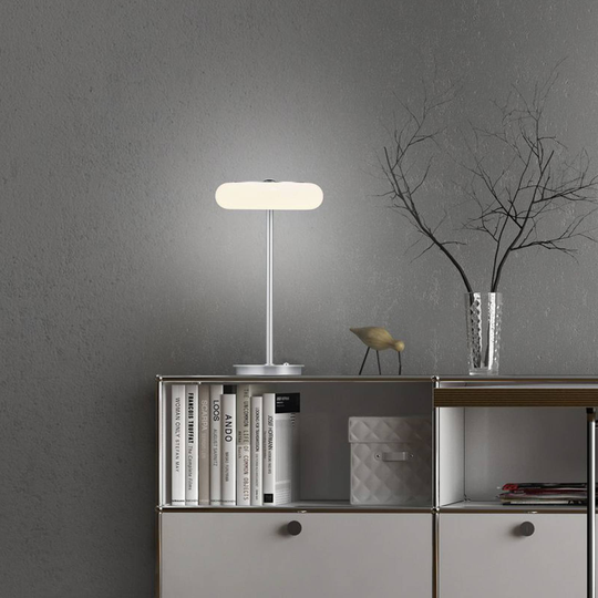 BANKAMP Centa LED-bordslampa, nickel
