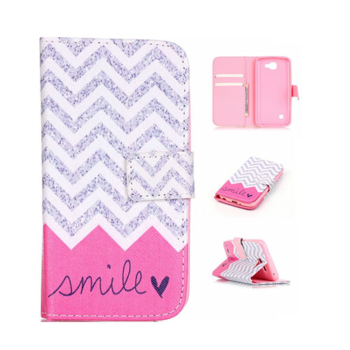 Moberg PU-läderfodral för LG K4 - Chevron Smile