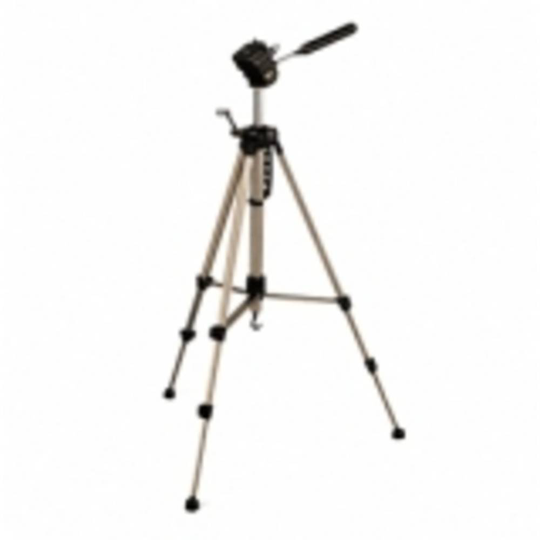Walimex WT-3530 Trebensstativ 1/4 Arbetshöjd=56 - 146 cm Silver 3D-panering, inkl. väska