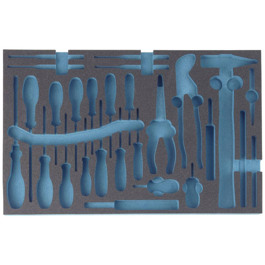 Hazet 163-31L 163-31L Skumgummiinlägg (L x B) 519 mm x 342 mm