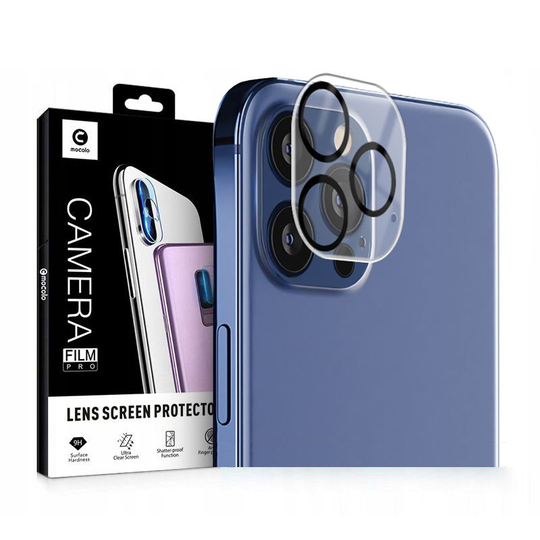 MOCOLO Linsskydd Härdat Glas iPhone 12 Pro - Clear