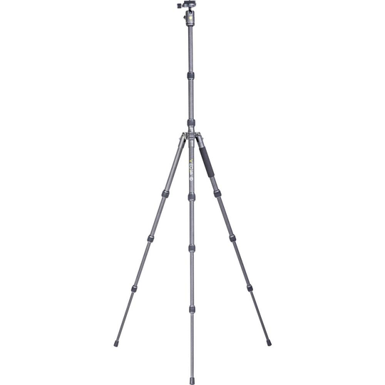 Vanguard VEO3GO204AB Trebensstativ Arbetshöjd=1010 - 1310 cm Grå, Svart