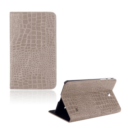 Croco (Grå) Samsung Galaxy Tab 4 8.0 Läderfodral