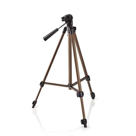 Stativ | Panorera och luta | Max 2 kg | 127 cm | Brons