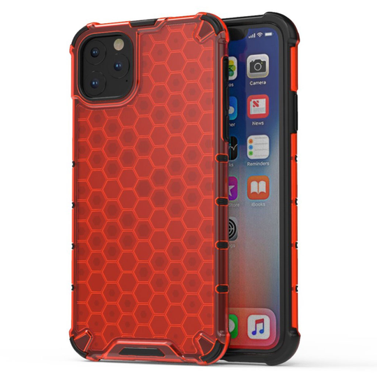 Bofink Honeycomb iPhone 11 Pro Skal - Röd