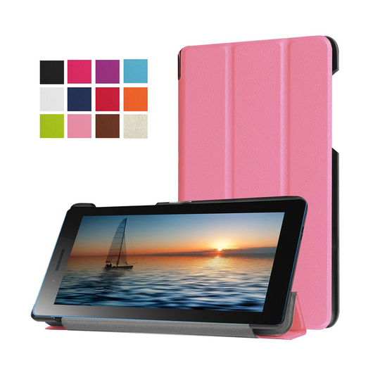 Amdurp Läderfodral för Lenovo Tab 3 7-tum - Rosa