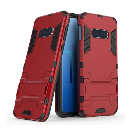 Samsung Galaxy S10e cool guard kombinationsskal - röd