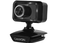 Canyon CNE-CWC1, 1,3 MP, 1600 x 1200 pixlar, 30 fps, USB 2.0, Svart, Klämma/Stativ