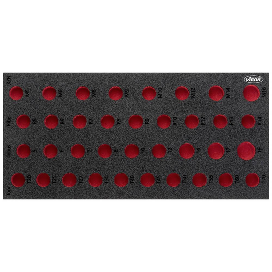 Vigor V5099-L V5099-L Skumgummiinlägg (L x B) 393 mm x 188 mm