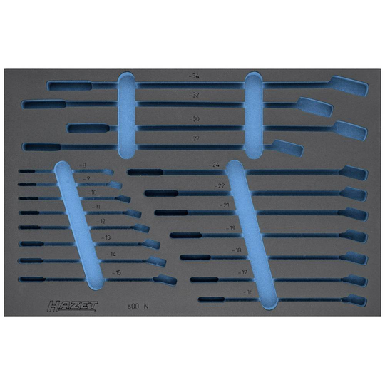 Hazet 163-210L 163-210L Skumgummiinlägg (L x B) 519 mm x 342 mm