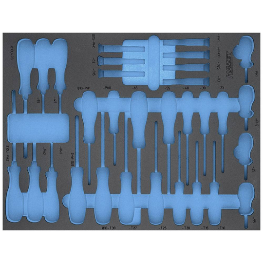 Hazet 163-524L 163-524L Skumgummiinlägg (L x B) 519 mm x 392 mm