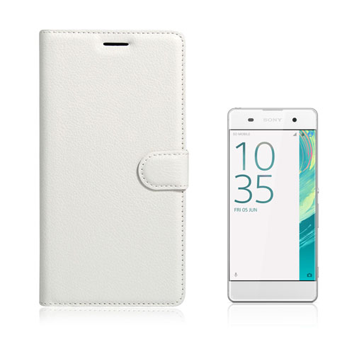 Mankell Litchi Läderfodral för Sony Xperia XA Ultra - Vit