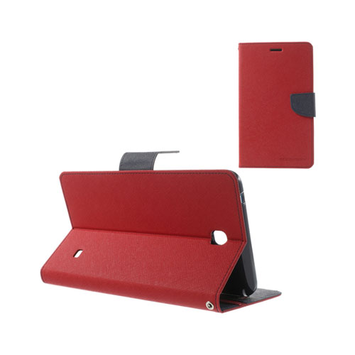 Mercury (Röd) Samsung Galaxy Tab 4 7.0 Flip-Fodral