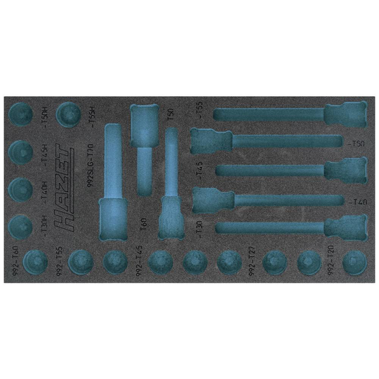Hazet 163-492L 163-492L Skumgummiinlägg (L x B) 342 mm x 172 mm